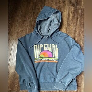 ~Rip Curl Blue Hoodie Medium~